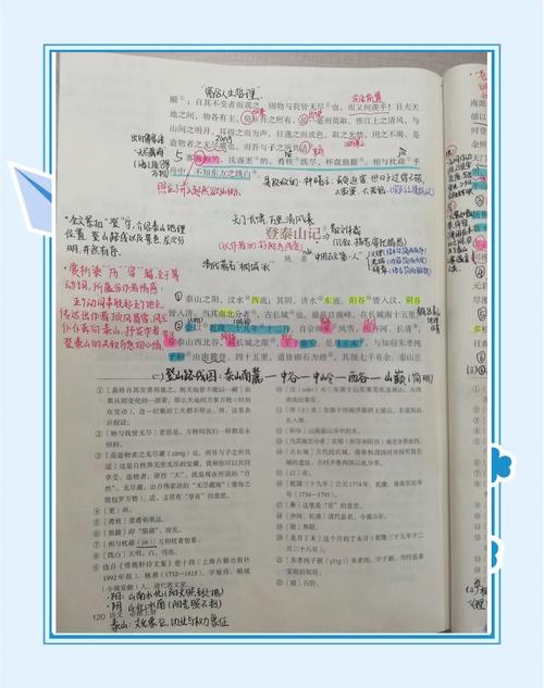 高中学生课堂假努力抄笔记场景