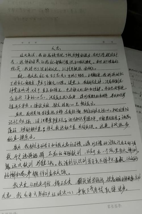 新高考高一学生自我反思规划笔记