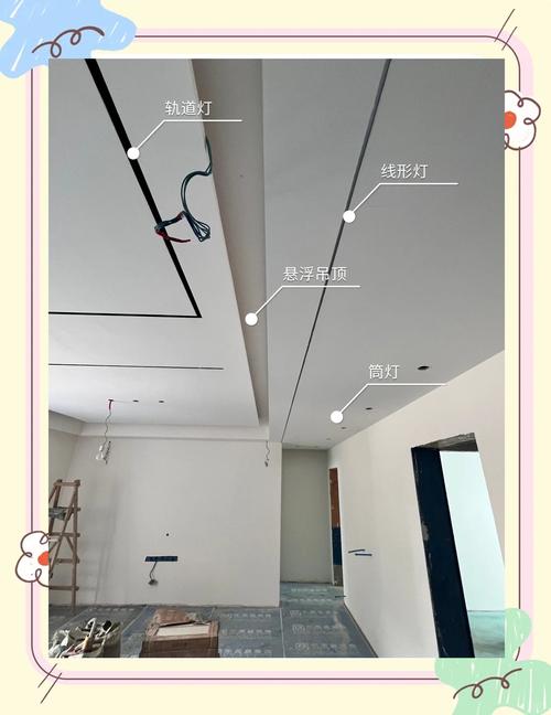 家装天花板水晶灯预埋布线施工图