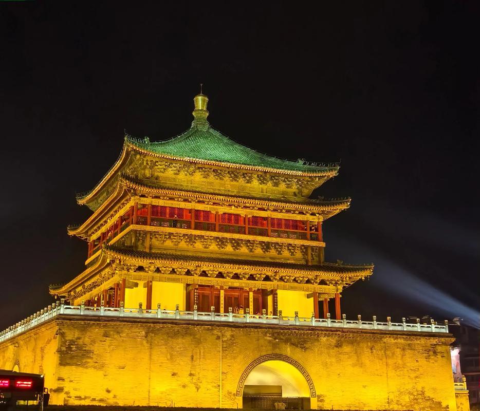 西安钟楼夜景