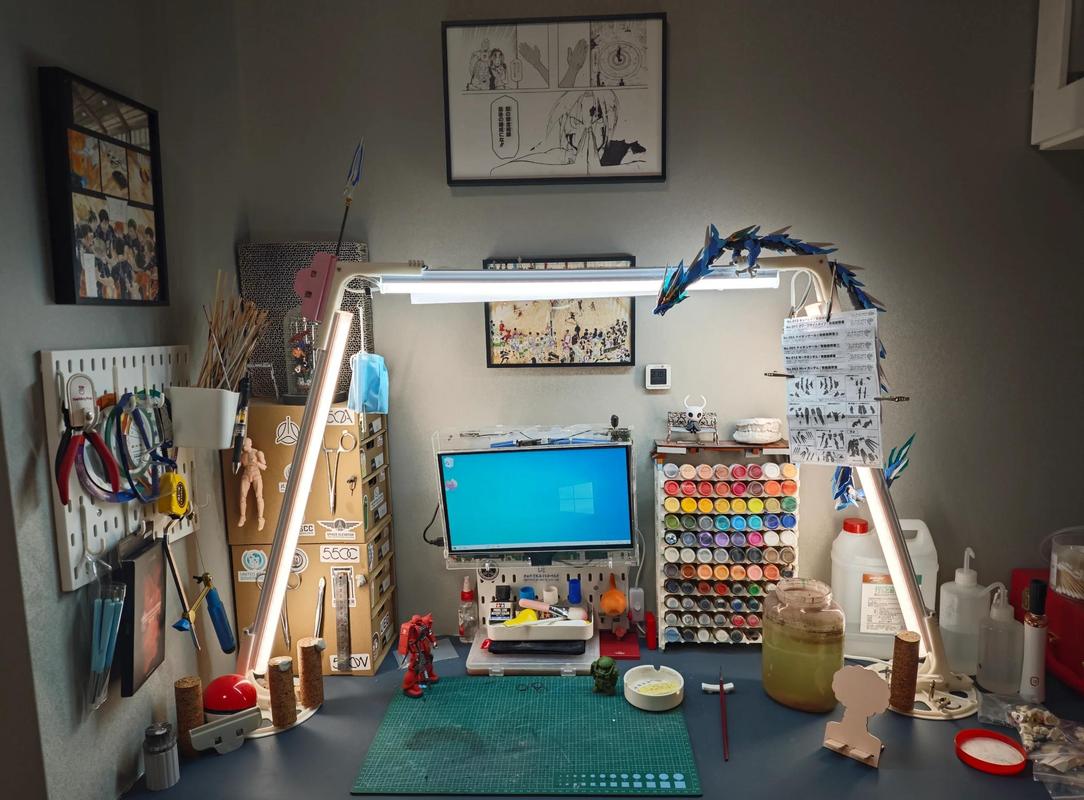 个人IP创作者的工作台布置全景