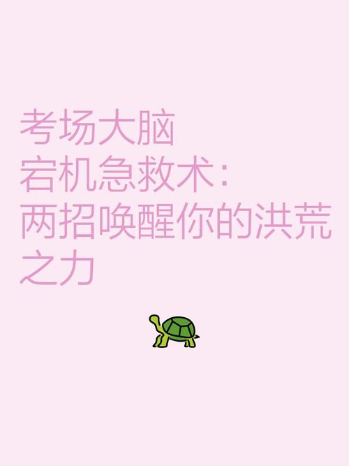 不藏私：考场急救包与终极心法