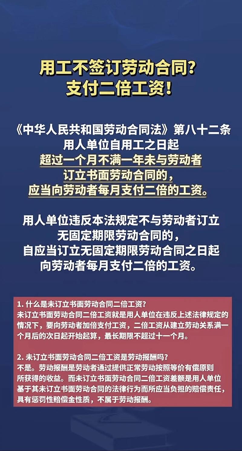 劳动法未签劳动合同双倍工资主张流程图