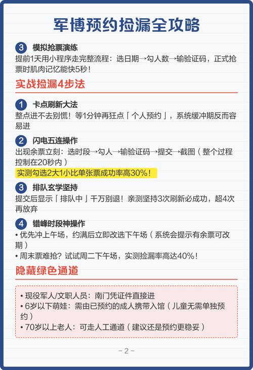 二、抢票实战：多平台同步与捡漏守则
