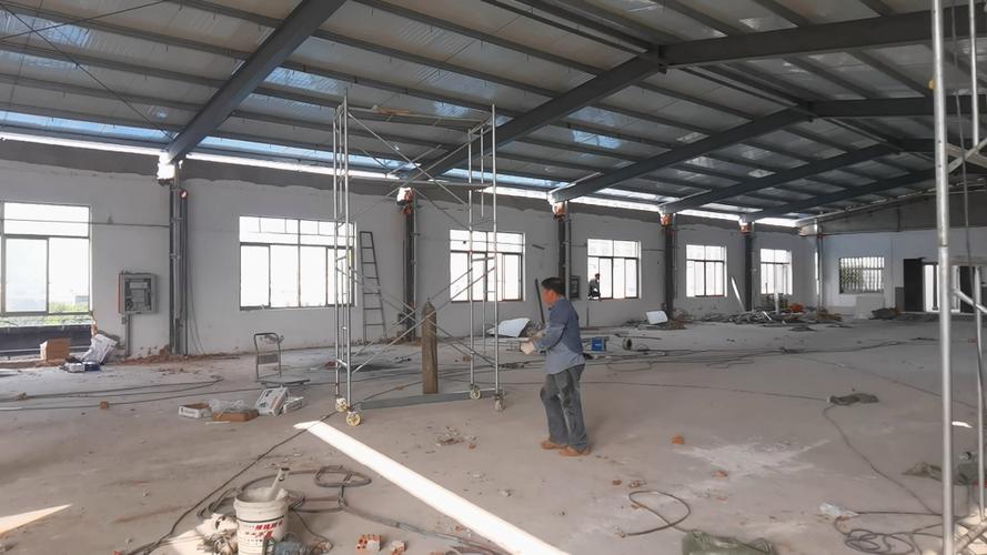旧厂房改造工厂直供门店施工现场图