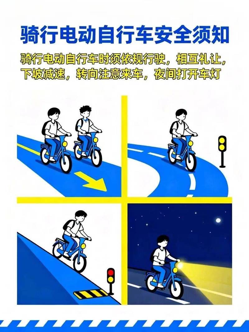 骑自行车到骑电动车知识迁移场景图
