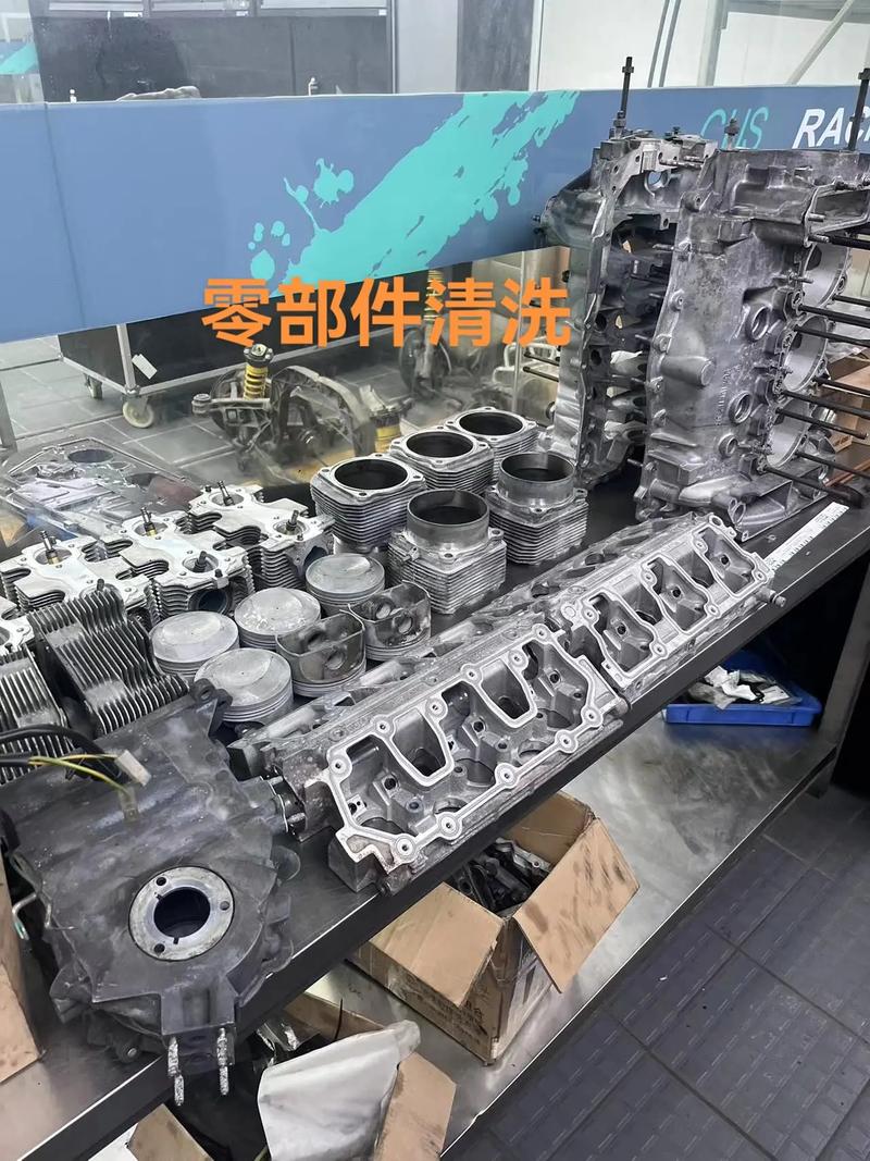 超声波清洗前后零件表面对比图