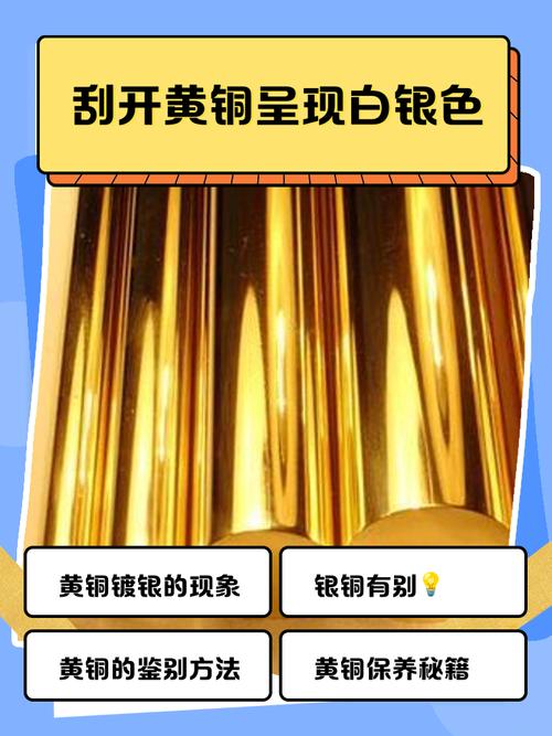 黄铜条截面特写对比镀铜条材质检测图