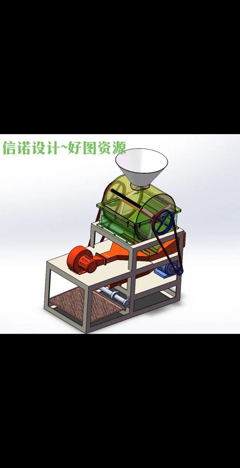 不同谷物脱壳机对比示意图