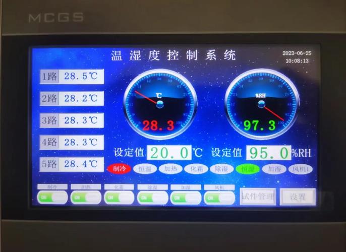 模温机PID温控器参数设置界面