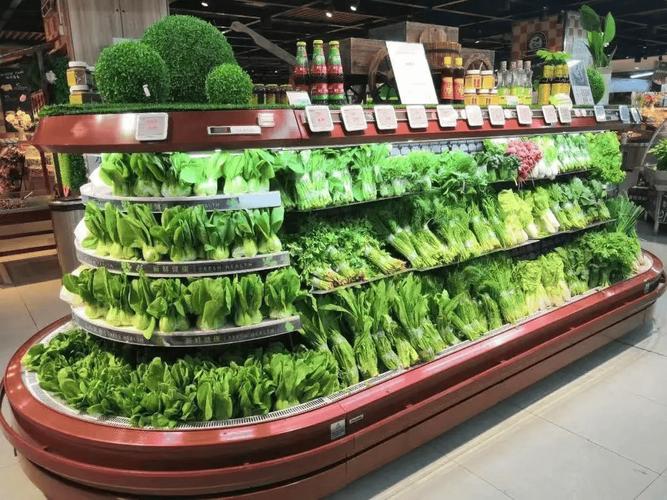 超市冷藏区植物基产品陈列