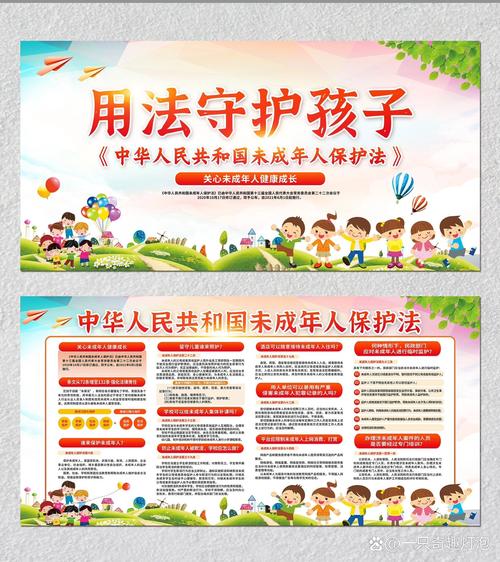 未成年人保护法校园普法宣传海报
