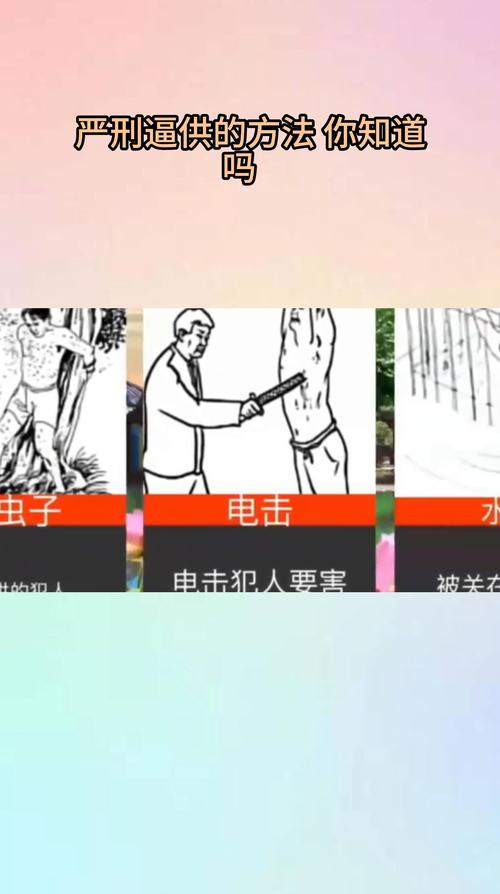 刑讯逼供伤痕示意图 法律证据
