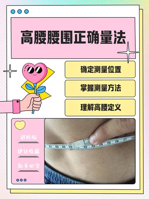 正确测量腰围方法示意图