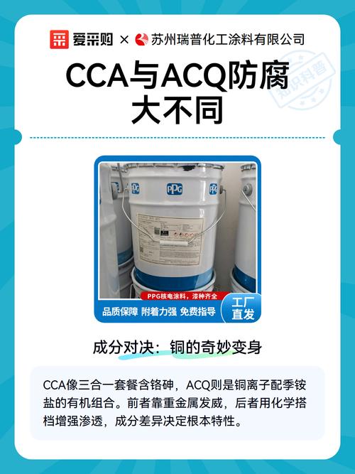 木结构防腐处理ACQ与CCA药剂效果对比图