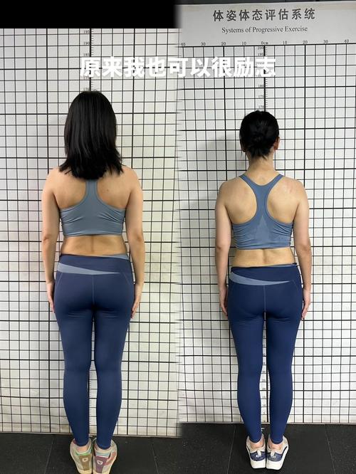 健身动作标准与错误对比示意图