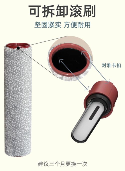 工业扫地机核心部件滚刷滤筒拆解图