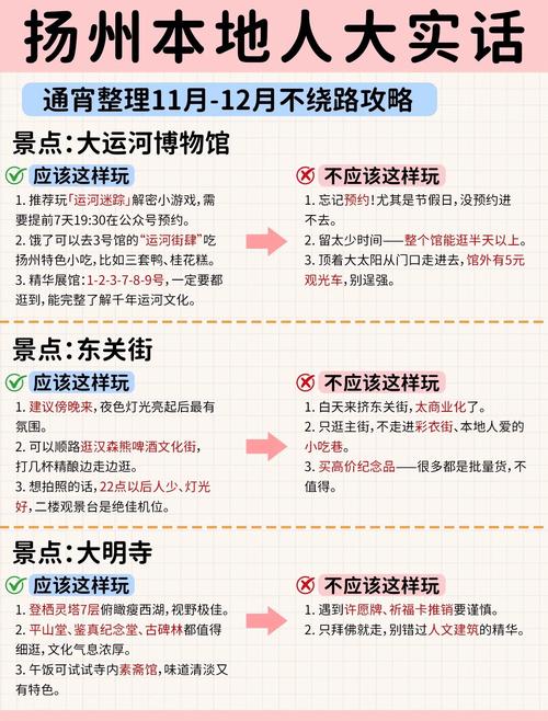 四、避坑清单:扬州旅游必备物品的真实成本