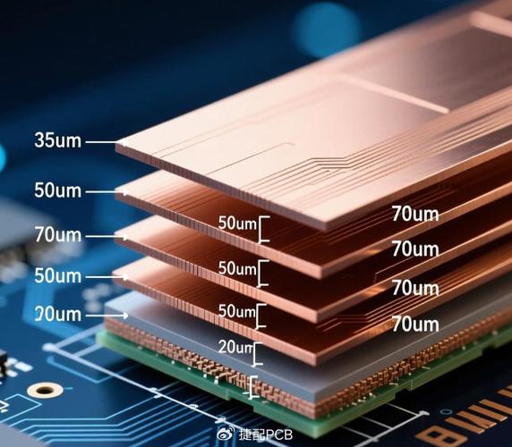 工业主板PCB对比消费主板更厚的铜箔和密集防护元件