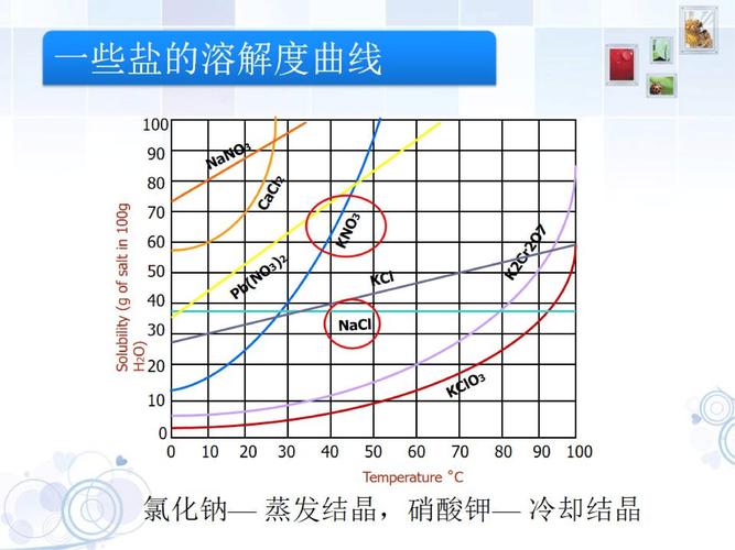 化学溶解度曲线与结晶分离方法图解