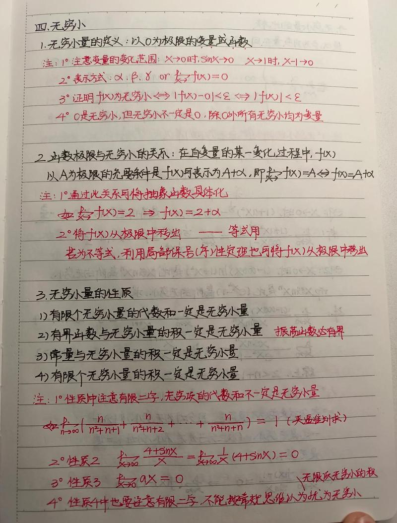 考研初试历年真题按考点分类整理的手写笔记实拍