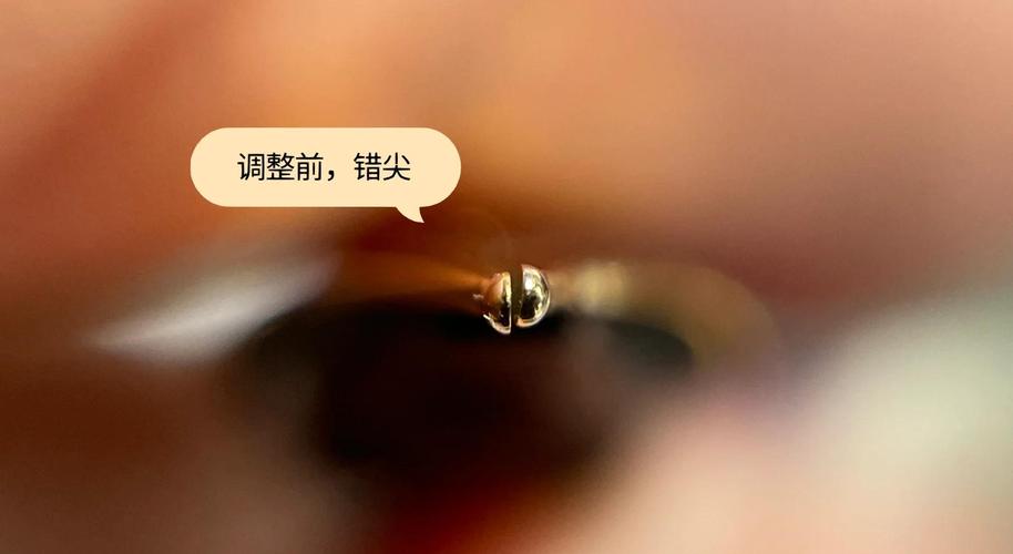 钢笔笔尖打磨前后对比图