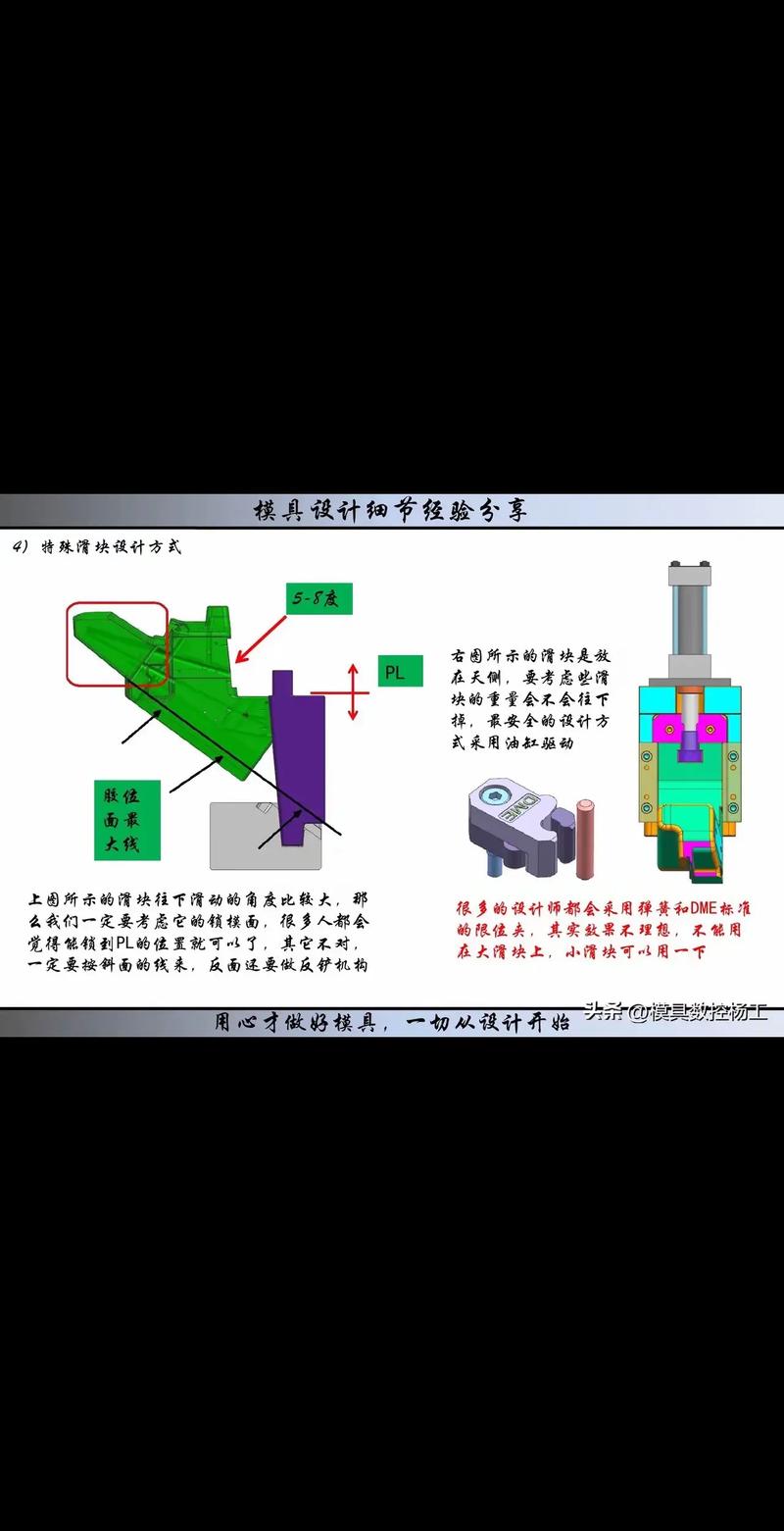 模具滑块机构爆炸图设计细节