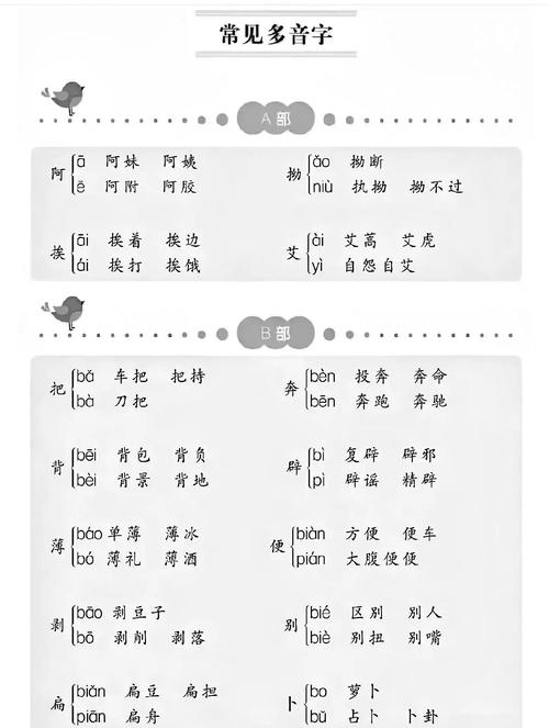 现在的孩子学多音字，比我们那时候难多了