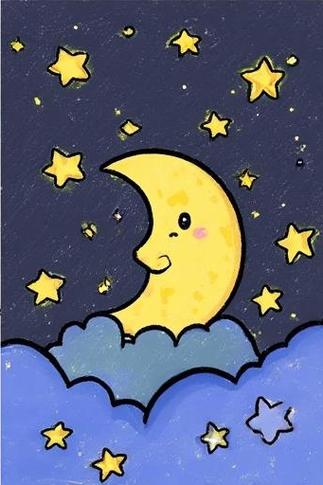 夜班妈妈在家补觉孩子画星星贴在门上