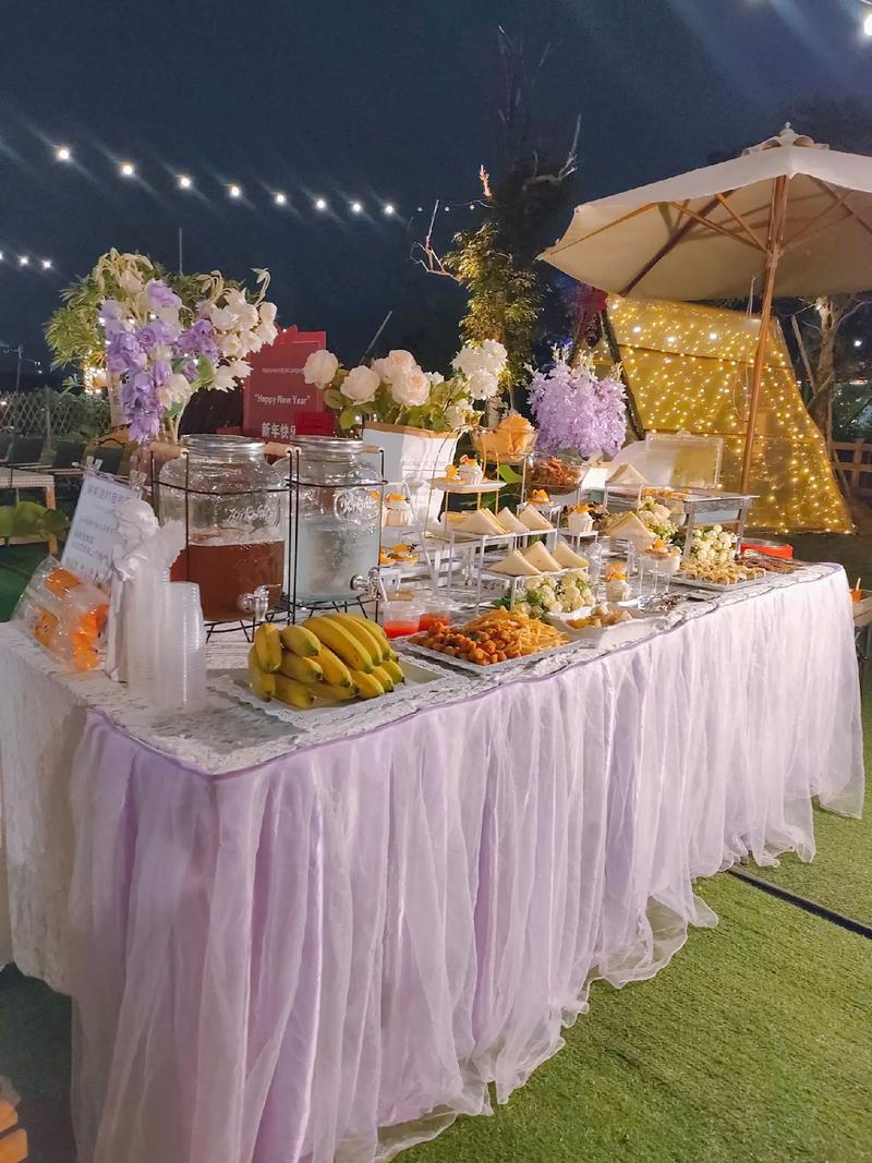 自助taco吧生日派对食物布置
