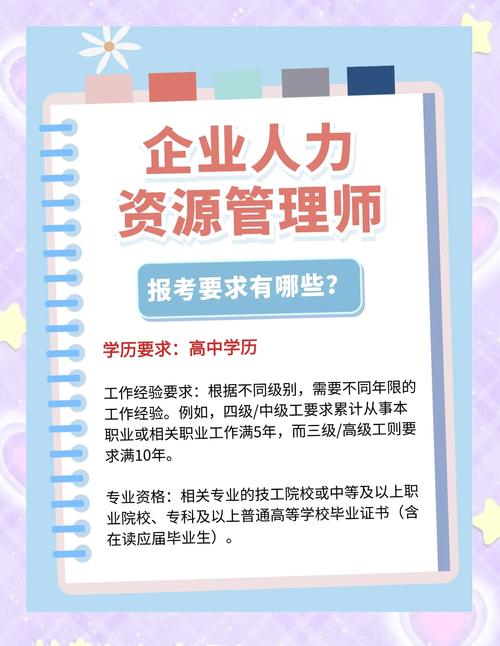 人力资源管理师考试培训广告单页