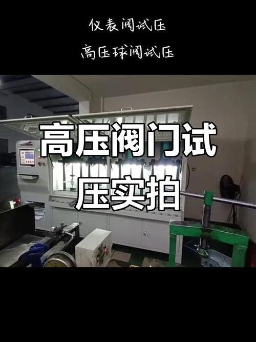阀门厂家成品水压测试合格区实拍