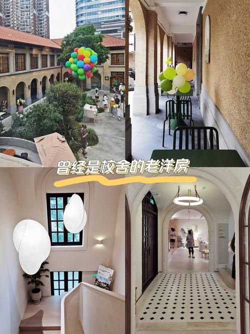 老洋房快闪店楼梯口旧木桌摆试香蜡烛