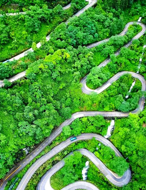 天津盘山盘山公路远景