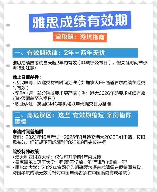 雅思有效期的坑，90%的申请者都踩过