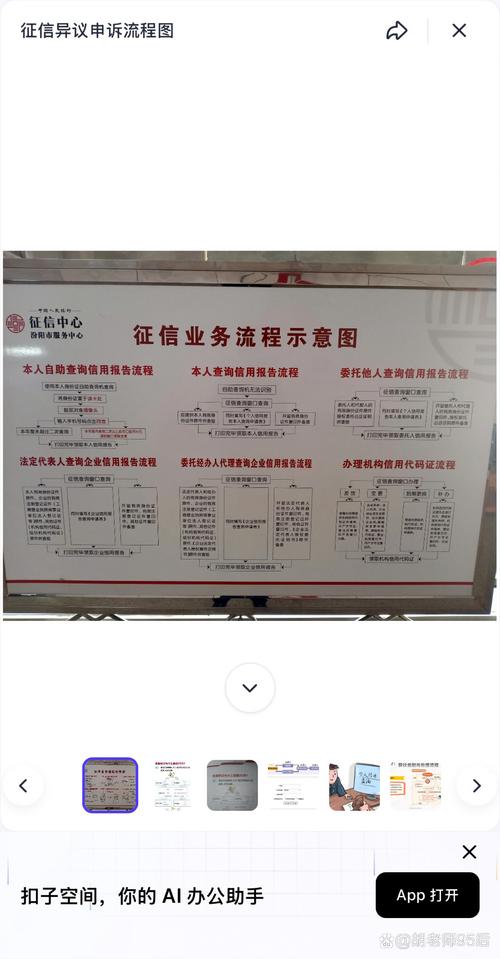 个人征信报告异议申请提交渠道流程图