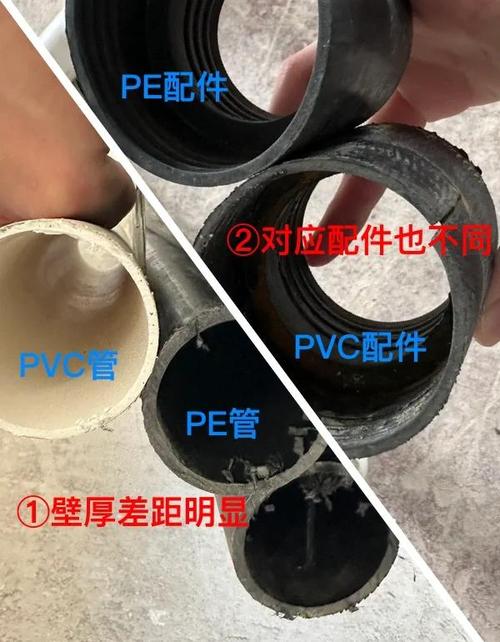 不同材质工业塑料软管样品对比图
