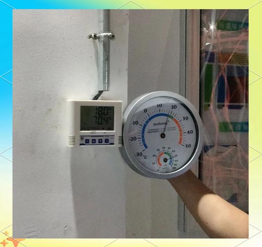 工业成品仓库温湿度计正确安装位置示意图