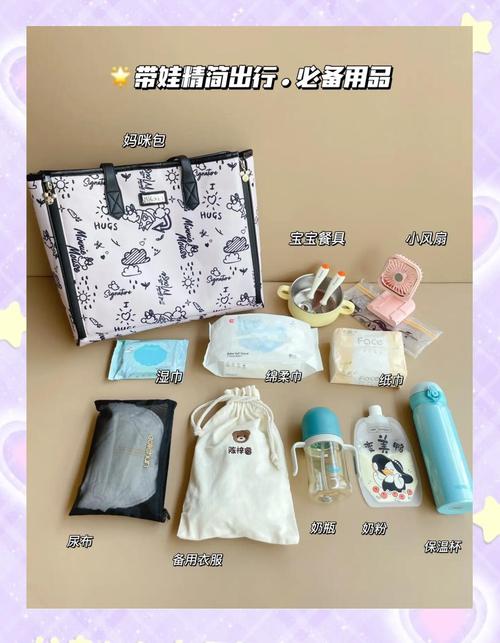 带宝宝出门妈妈包收纳分层图