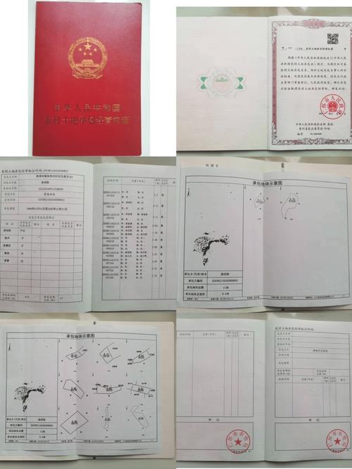 新版农村土地承包经营权证内页