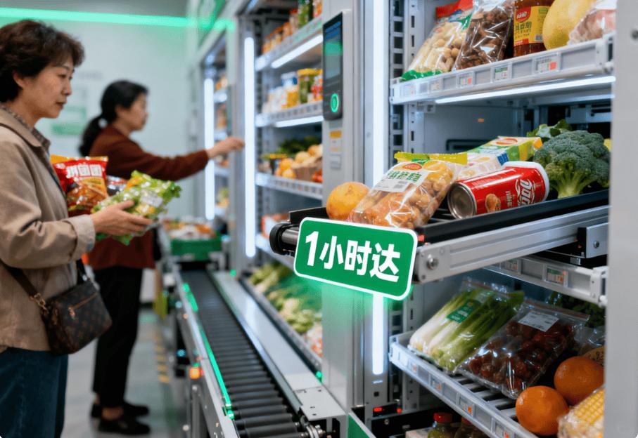社区超市门店分拣即时零售订单场景