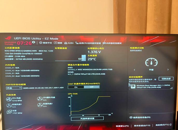 游戏本CPU降频温度监控图