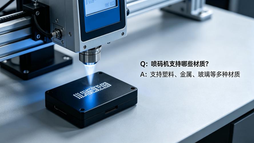 单件产品唯一二维码喷码机工作图