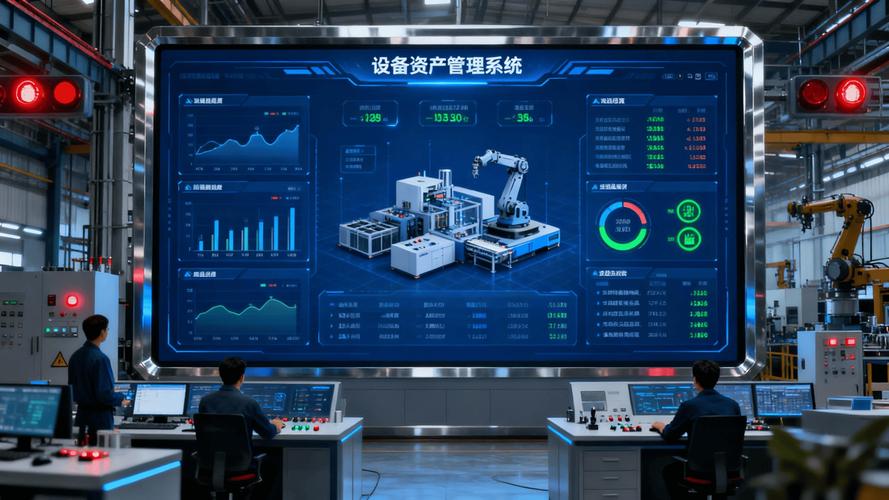 工业制造企业设备资产管理系统操作界面