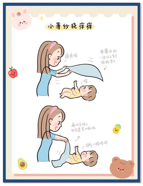 新手爸妈被娃吐奶逗笑居家场景