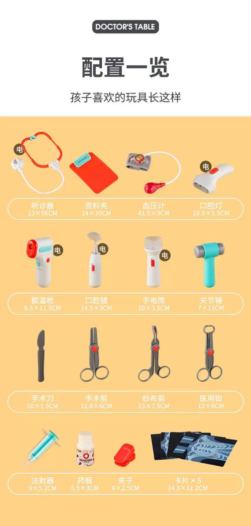 儿科医生用玩具听诊器逗笑孩子