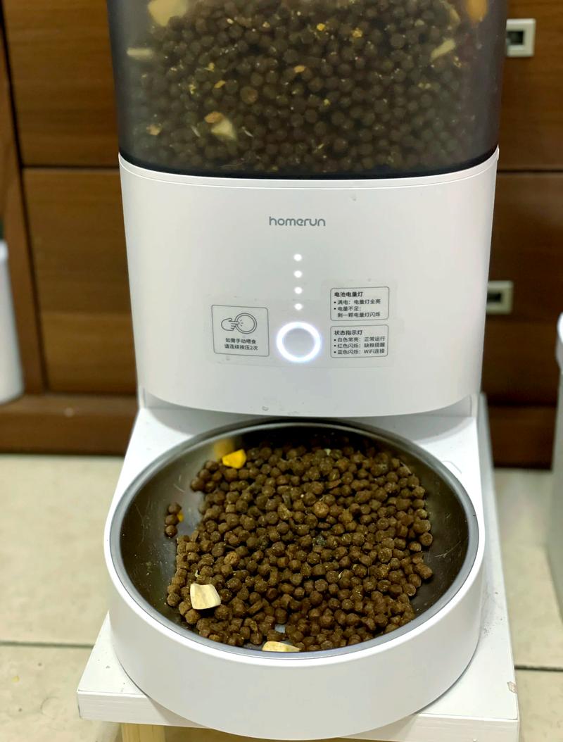 简化款宠物智能喂食器实拍图