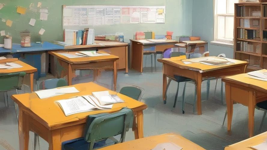 中小学教室角落独自待着的 bullied 初中生