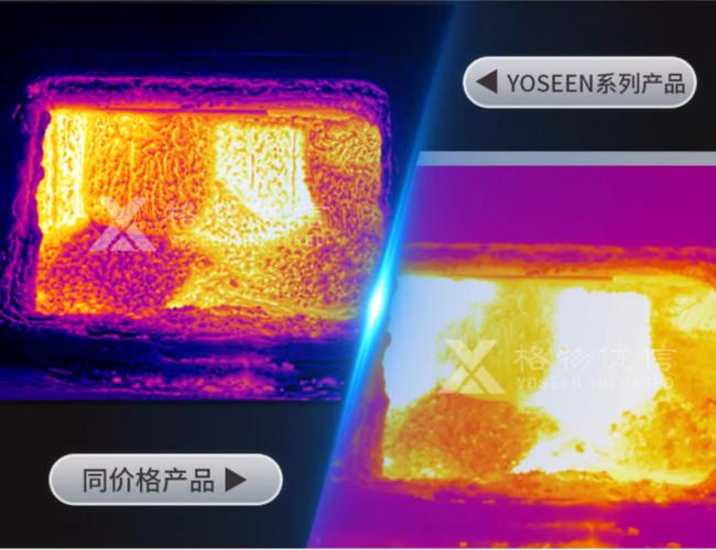 老旧工业炉窑炉壁发热红外测温图