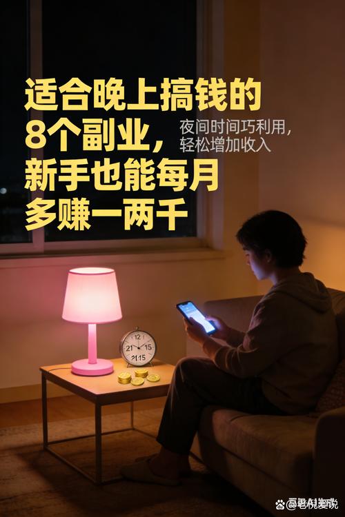 普通人下班后在家做副业赚钱场景